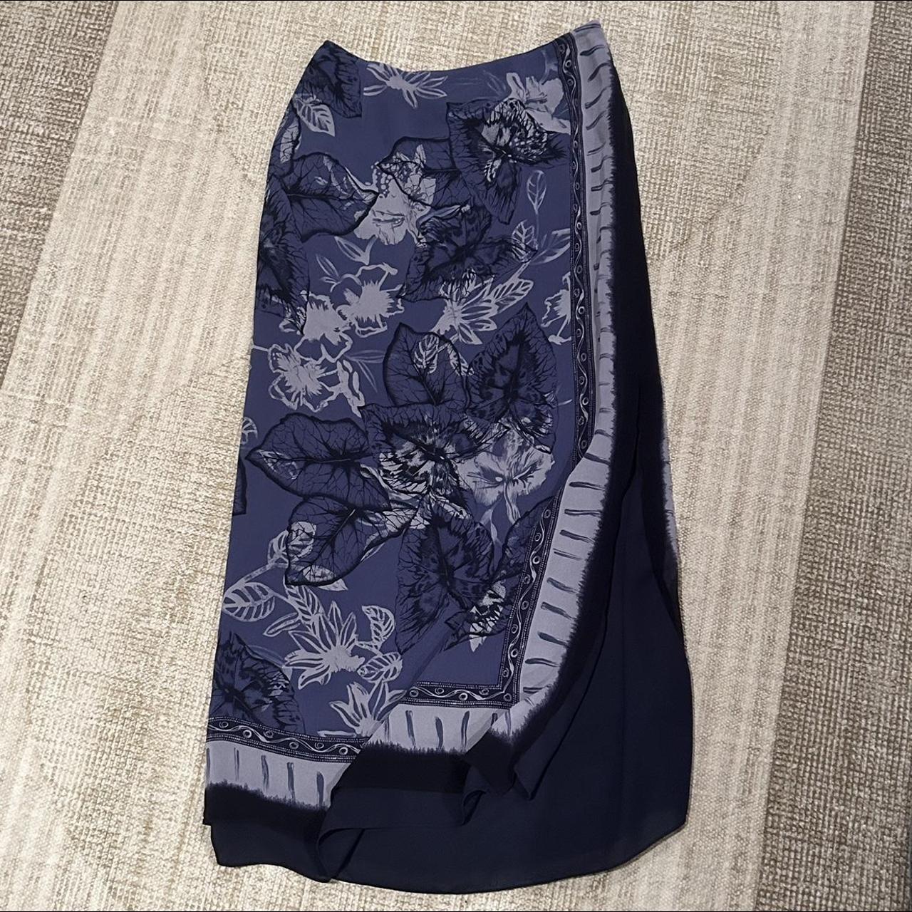 Dana Rebecca Women's Black and Blue Skirt