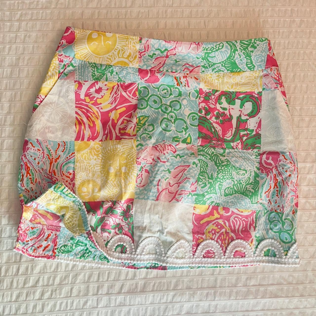 Lilly Pulitzer Women's Multi Skirt | Depop