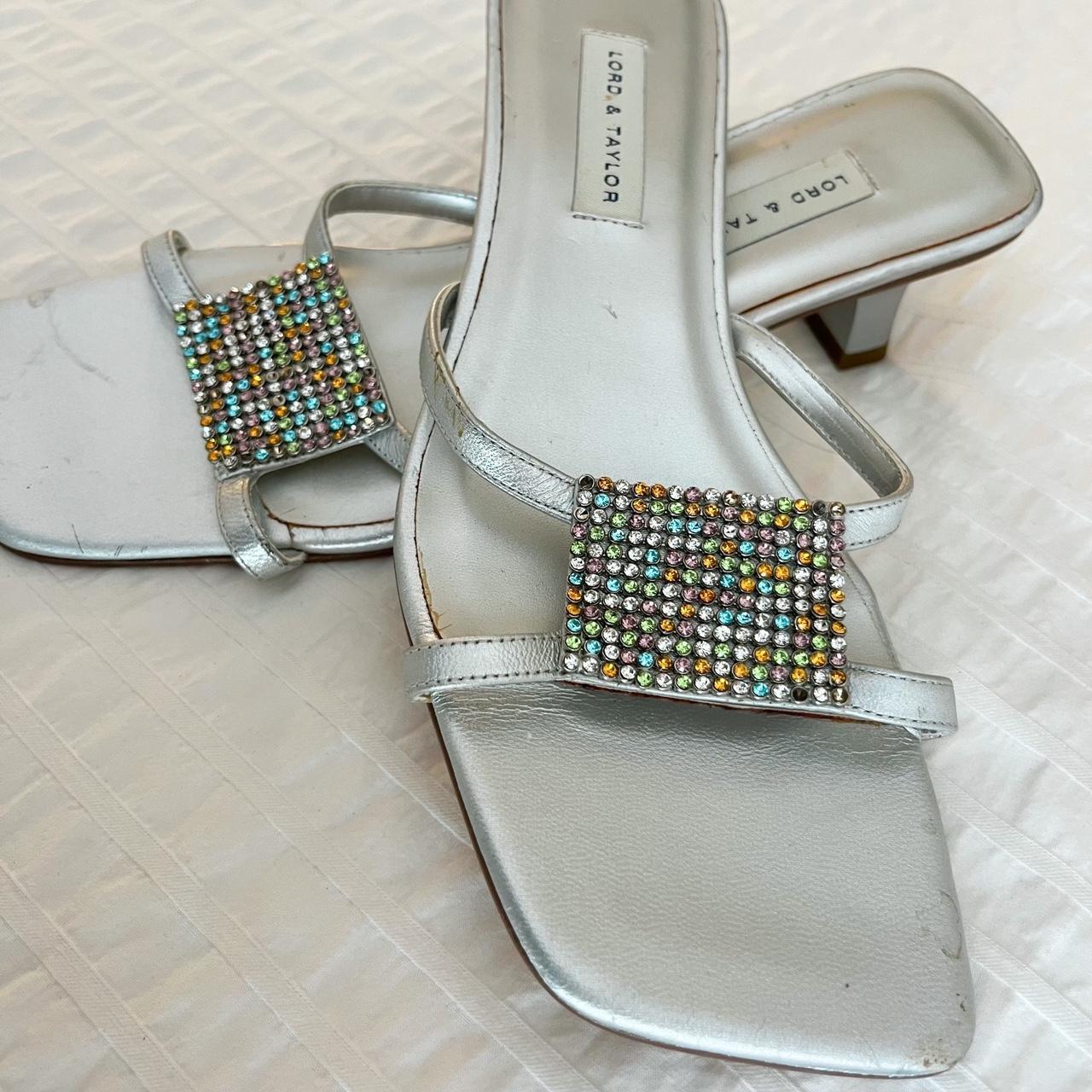 Lord and taylor hot sale silver sandals