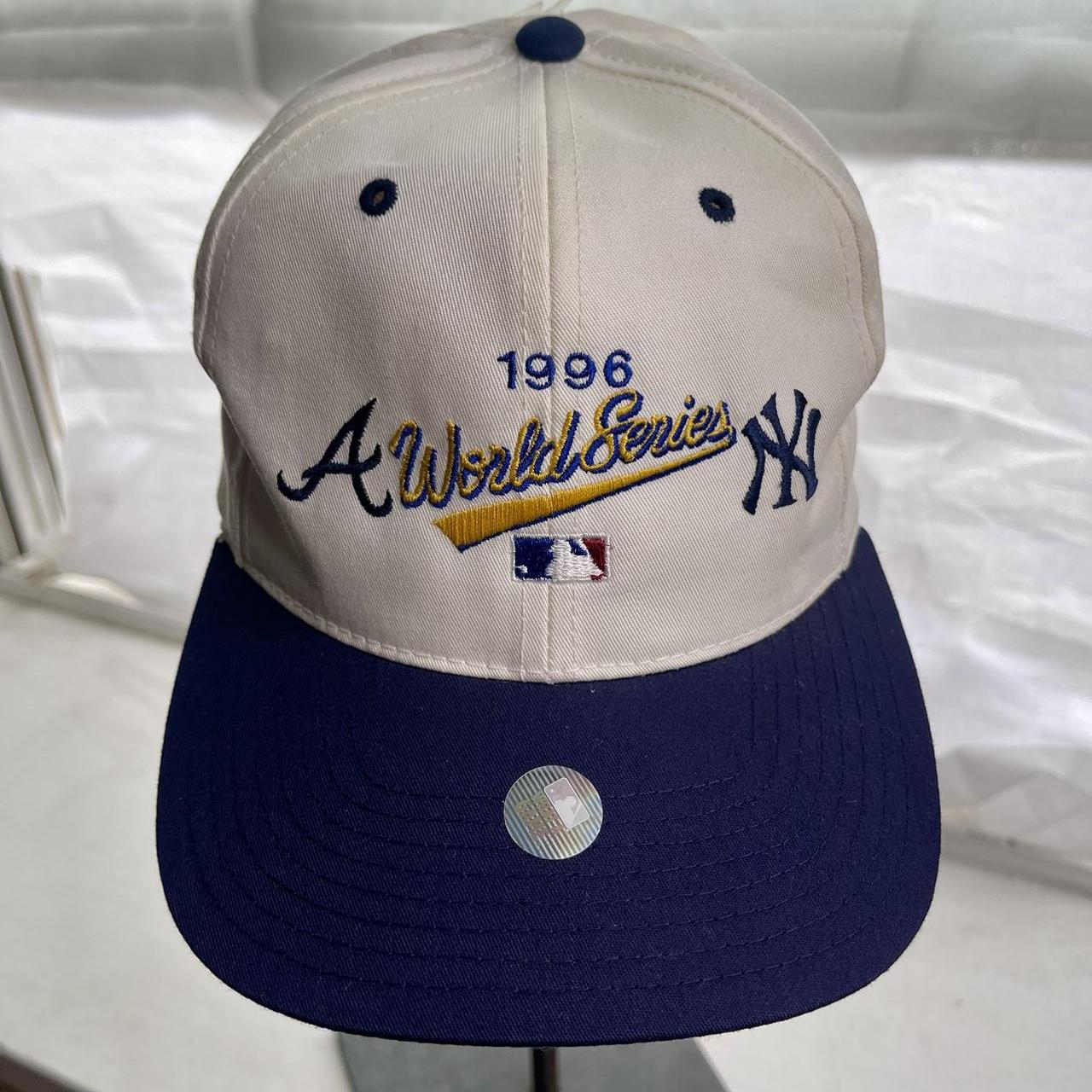 Atlanta braves 1995 world series baseball cap worn - Depop