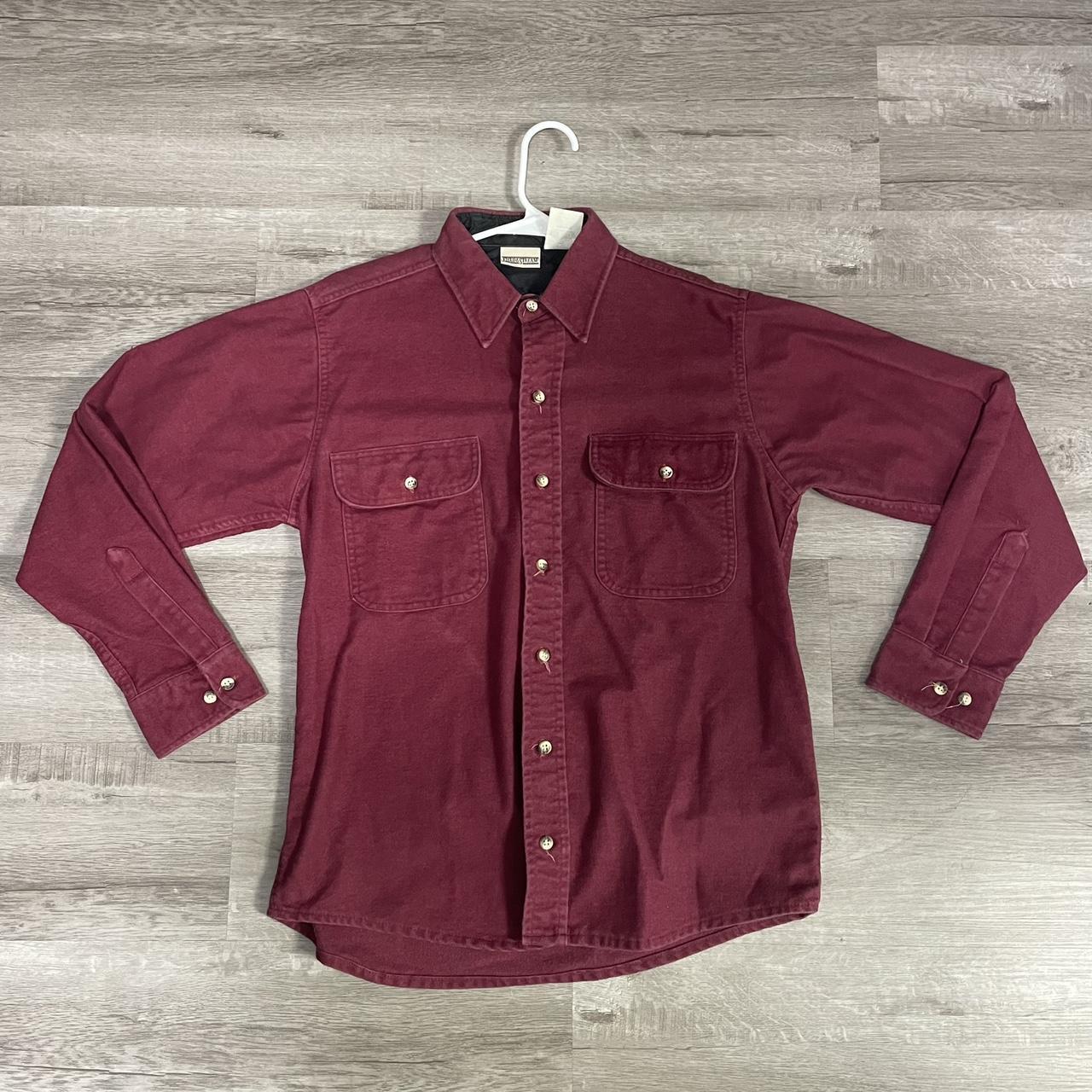  Men's Burgundy Shirt