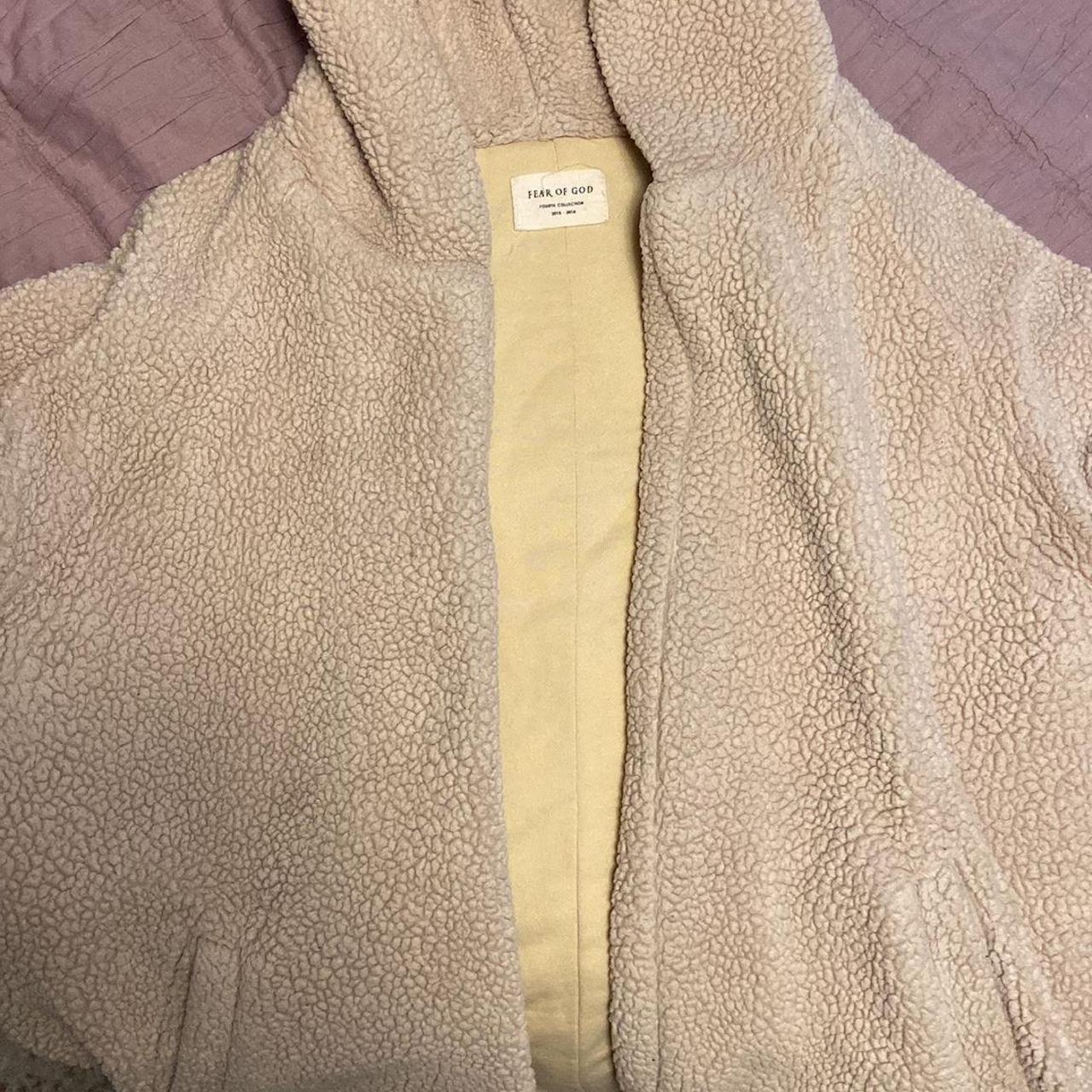 Fear of God Cream Sherpa Hoodie Brand New