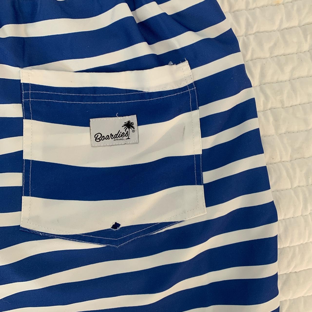 Men's Blue and White Swim-briefs-shorts (3)