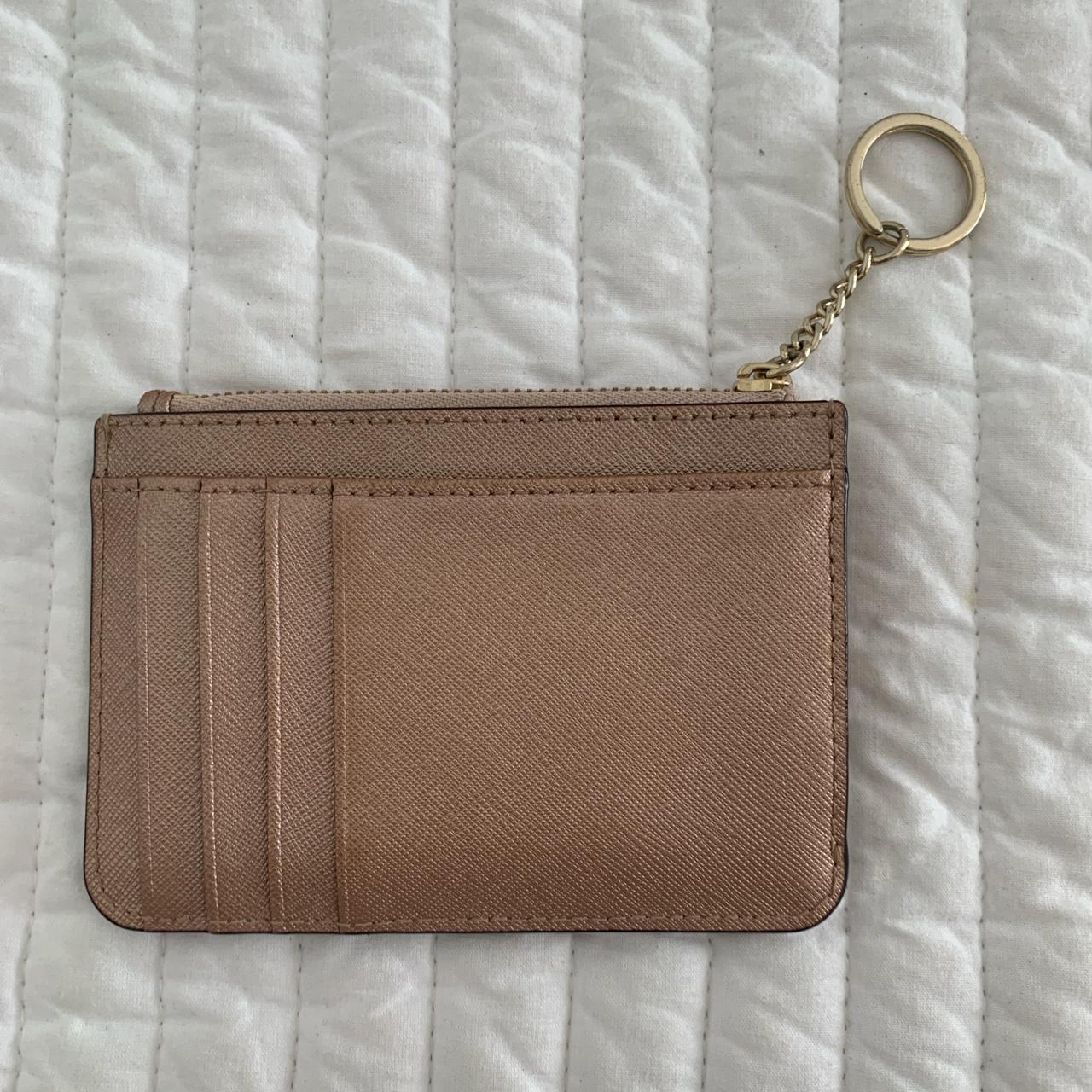 Kate Spade keychain wallet (red and pastel pink) - Depop