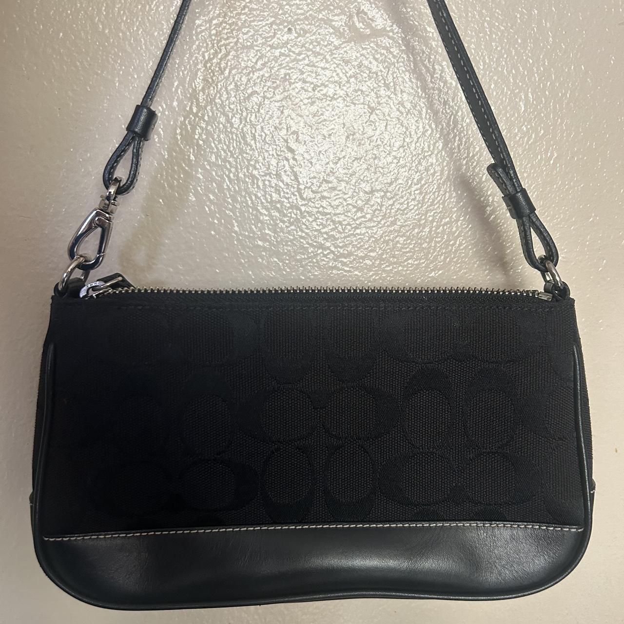 COACH Signature Demi Pouch in Black