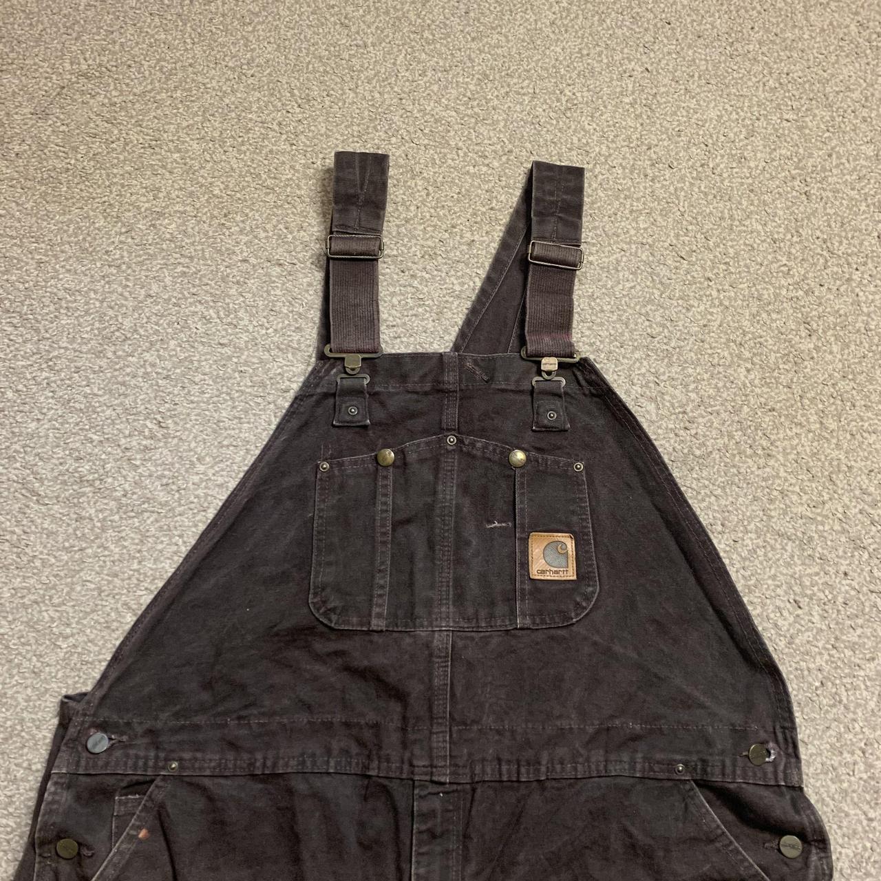 Carhartt Dungarees Overalls Double Knee Vintage... - Depop