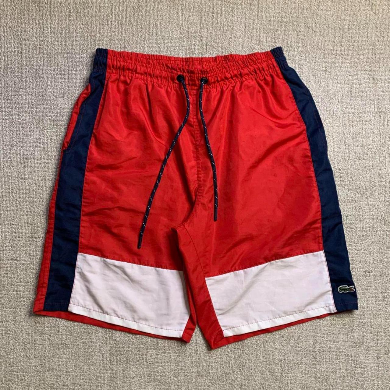 Lacoste Sport Shorts Summer Pool Side Vintage