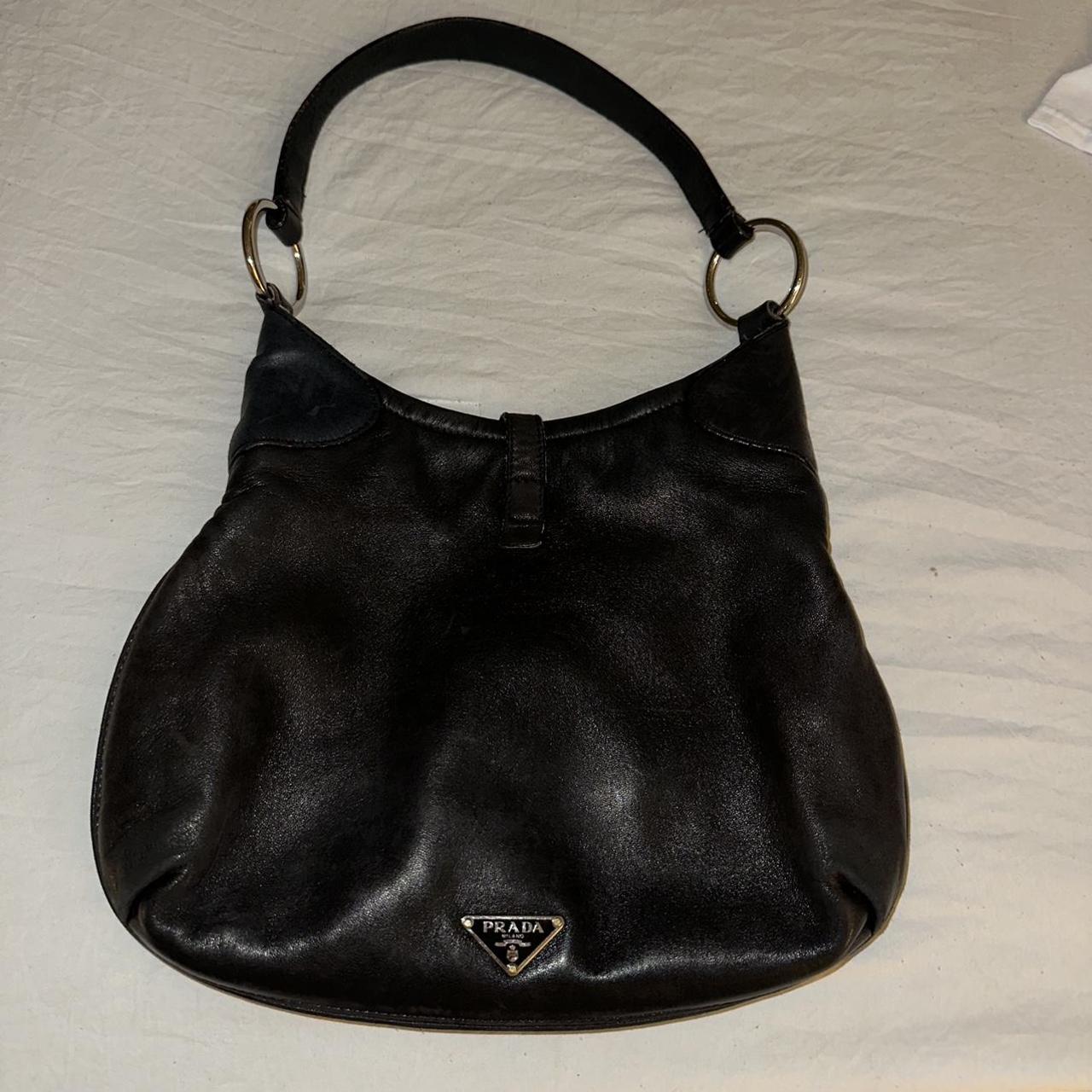 PRADA shoulder bag real leather Great condition... Depop