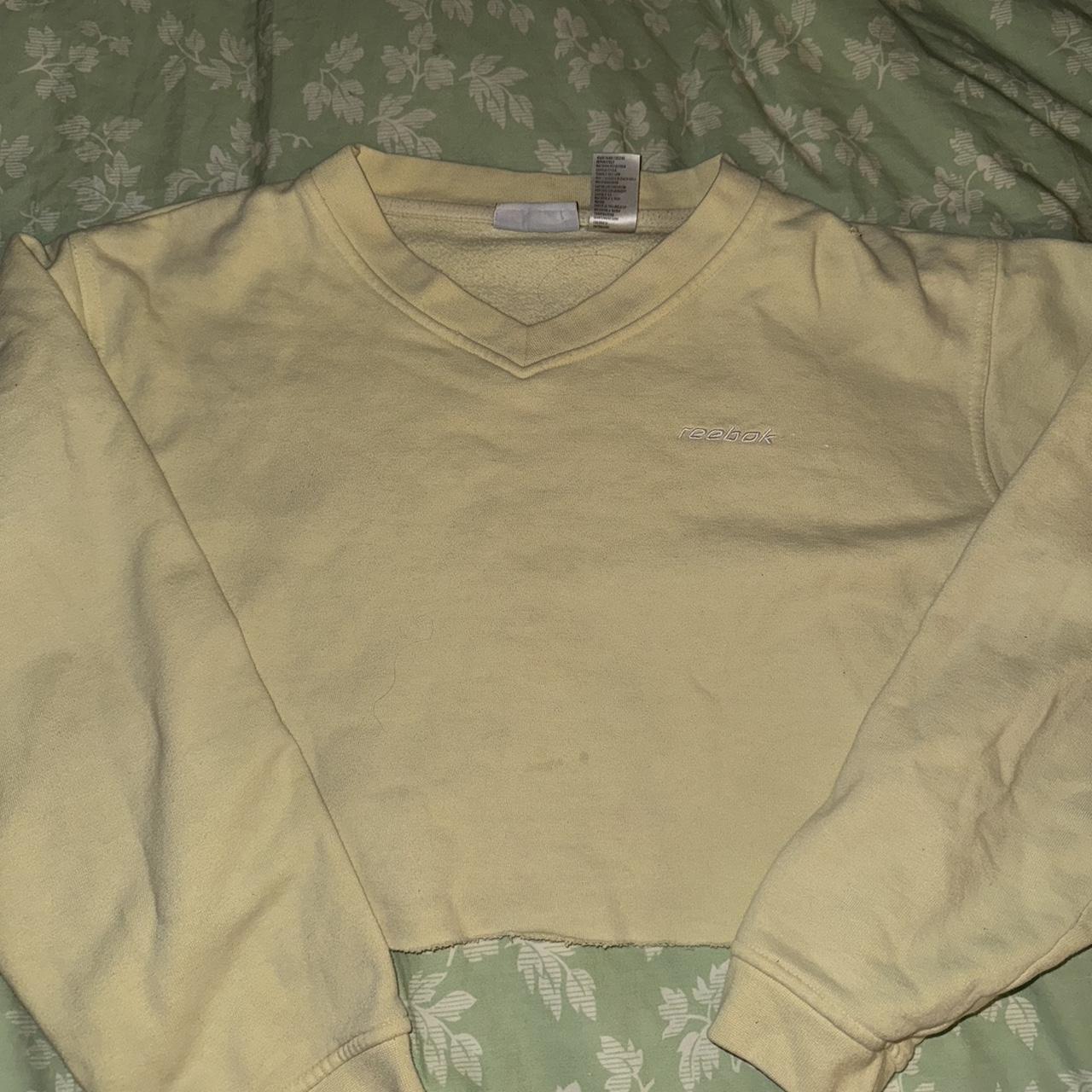 Reebok vintage deals sweatshirt womens yellow