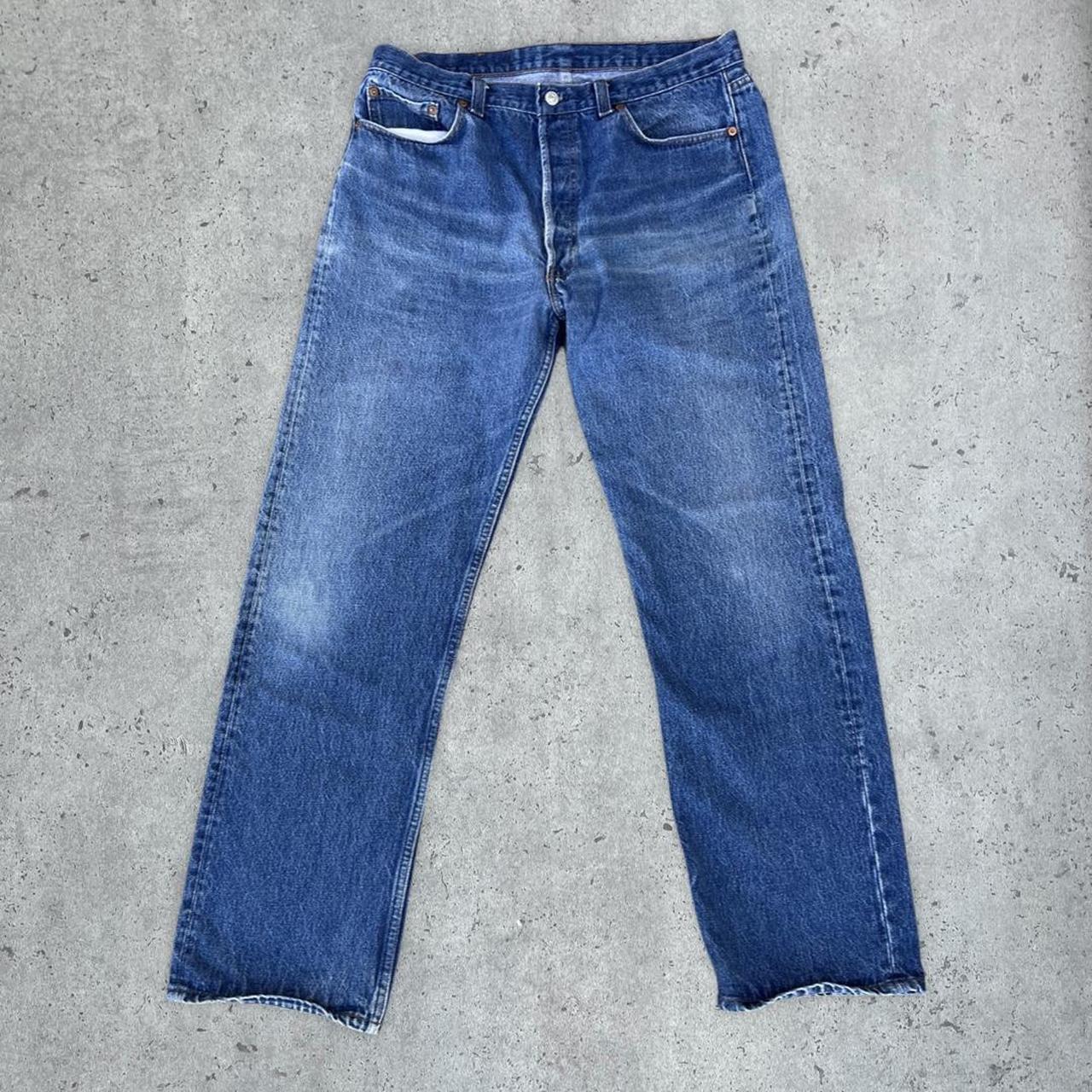 Levi's Men's Blue and Navy Jeans (2)