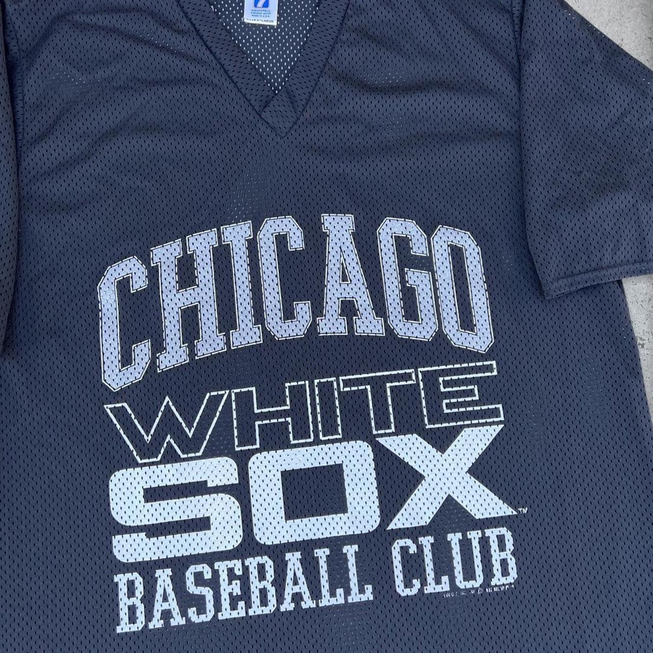 Vintage 90s White Sox Baseball Jersey, number - Depop