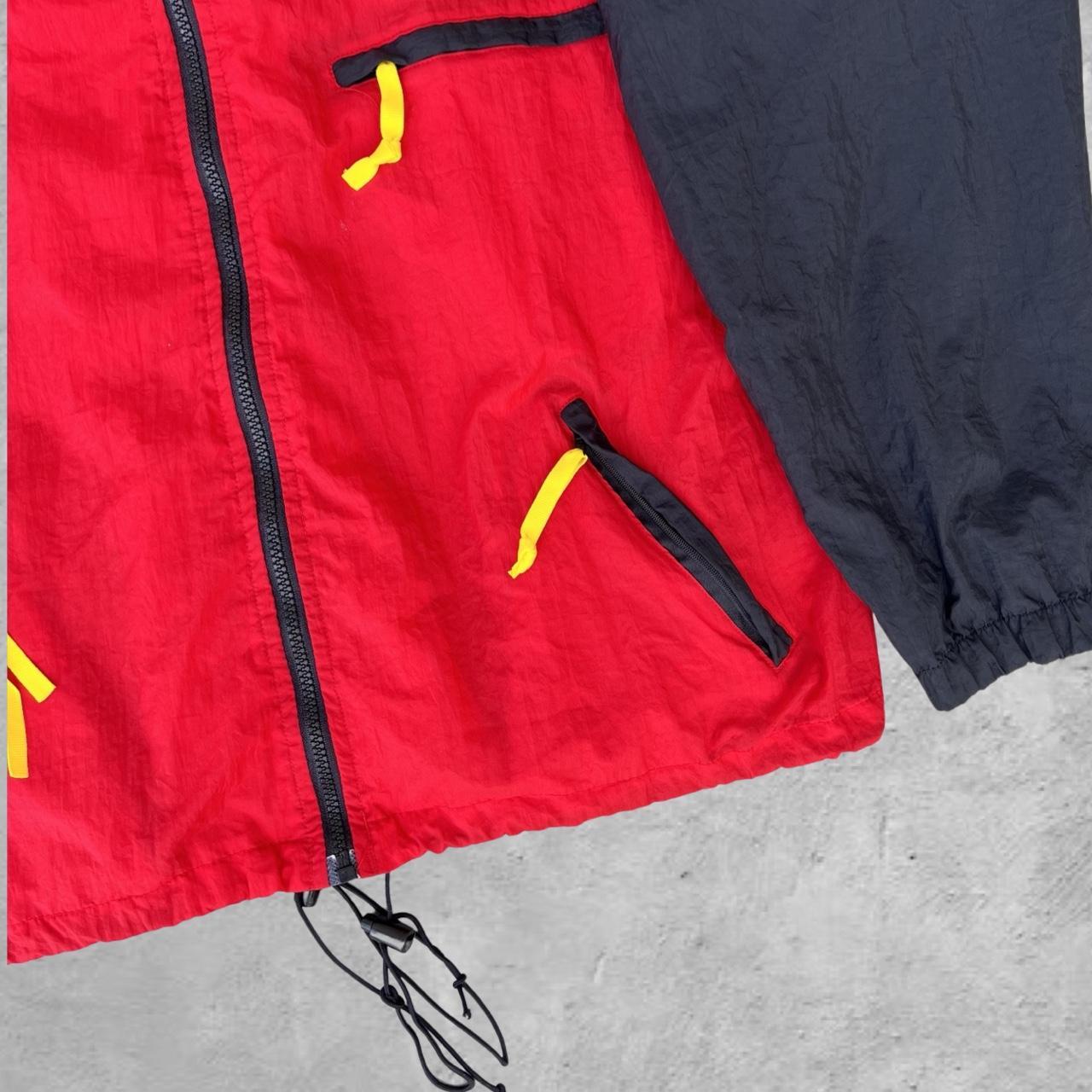 Marlboro Men's Red and Black Jacket Depop