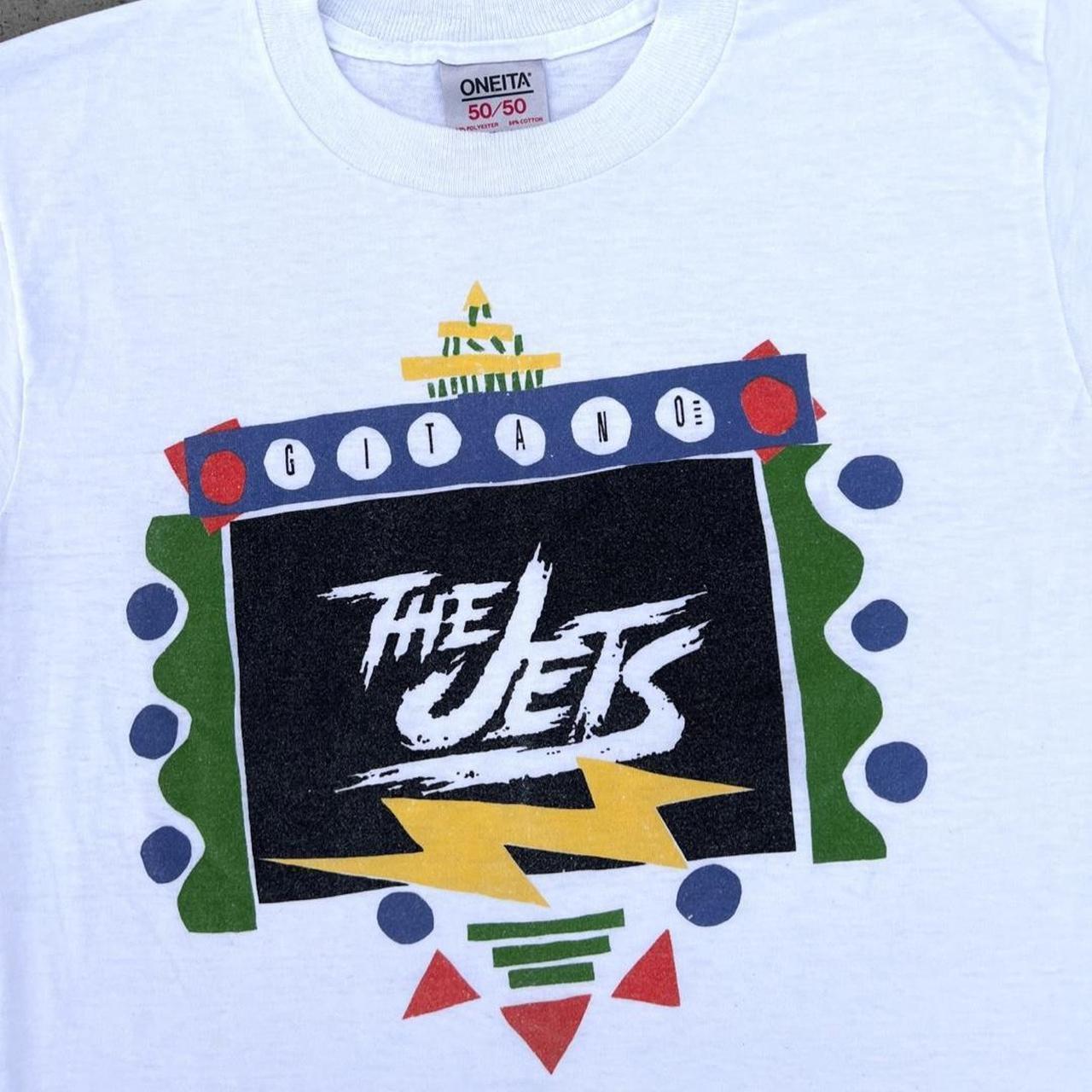 Vintage 90s NY Jets Jersey Tee Size Large Armpit - Depop