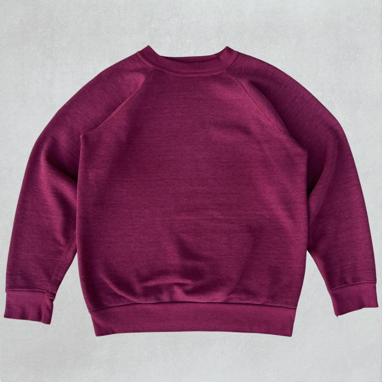 Plain burgundy online sweatshirt