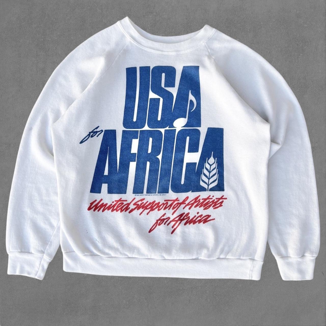 Vintage USA For Africa Sweatshirt We Are The World Depop