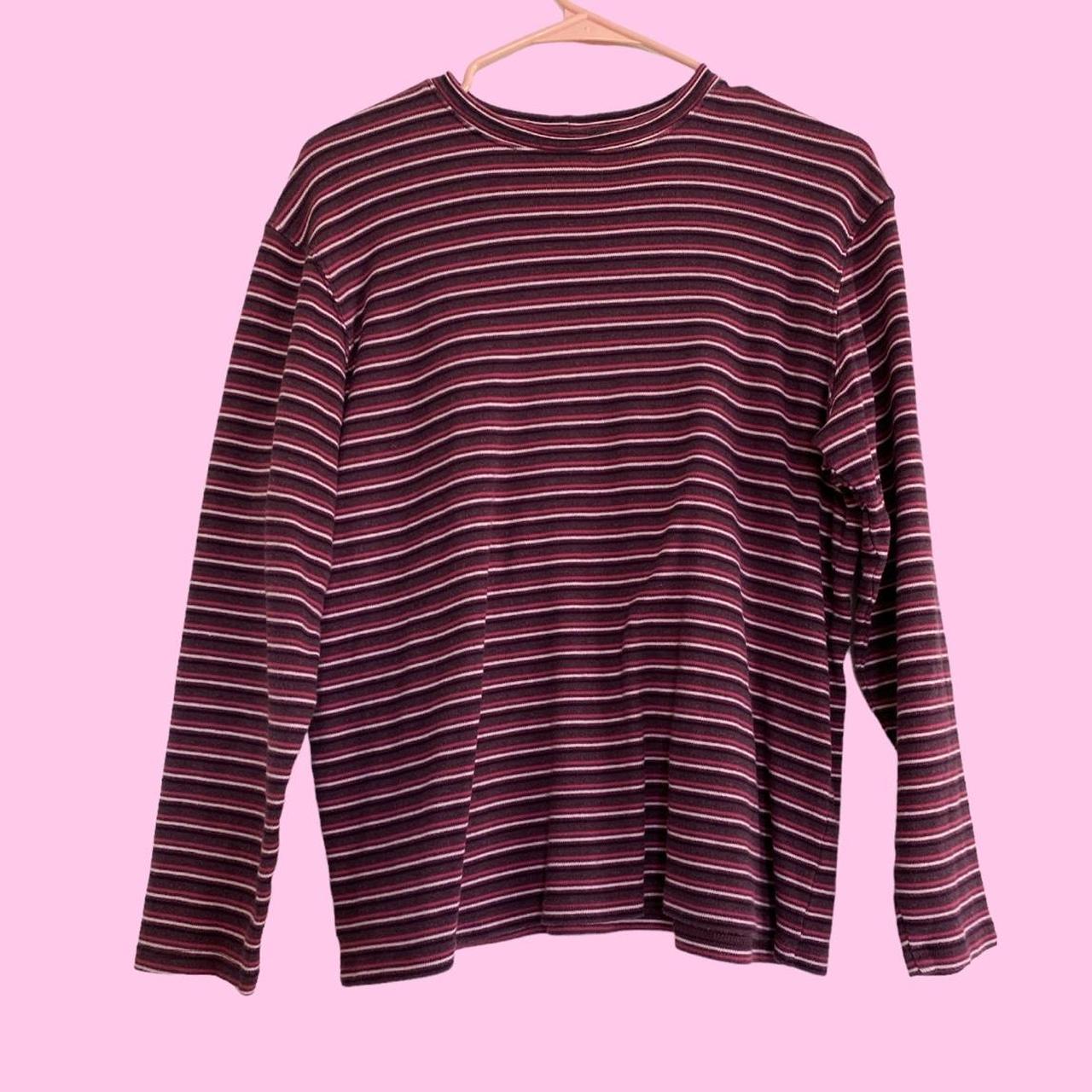 Women's Pink and Purple Tshirt Depop