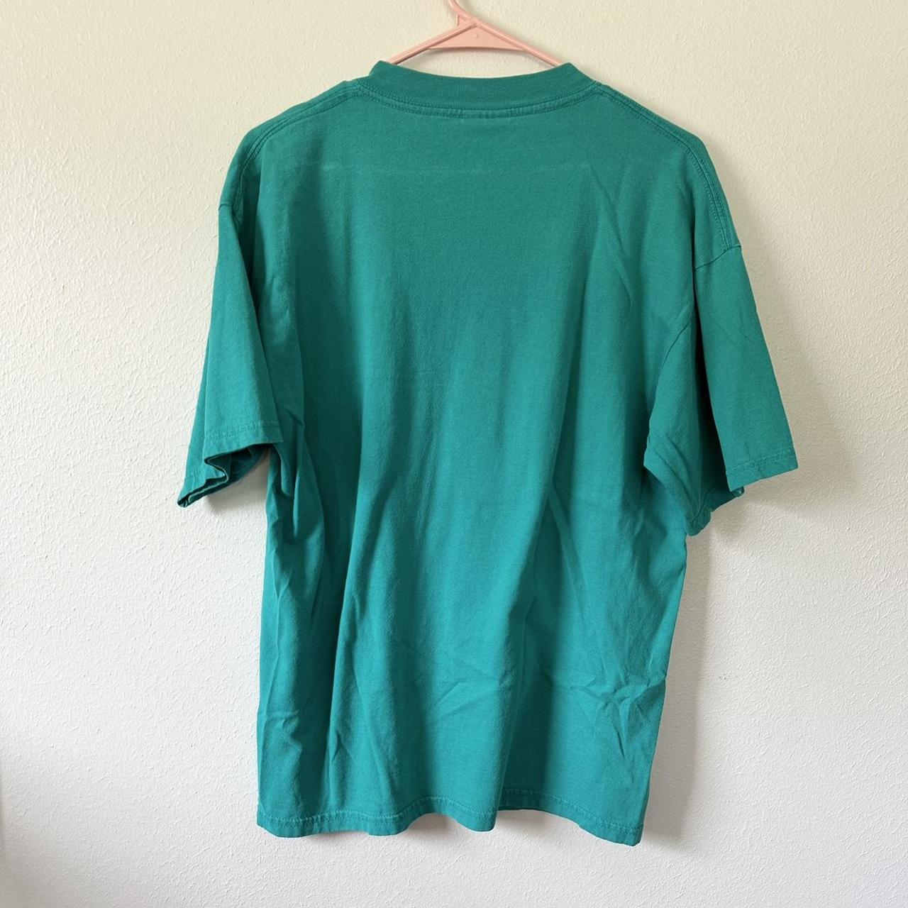 Vintage 90s Teal Blue Jazzercise T-shirt Pullover - Depop