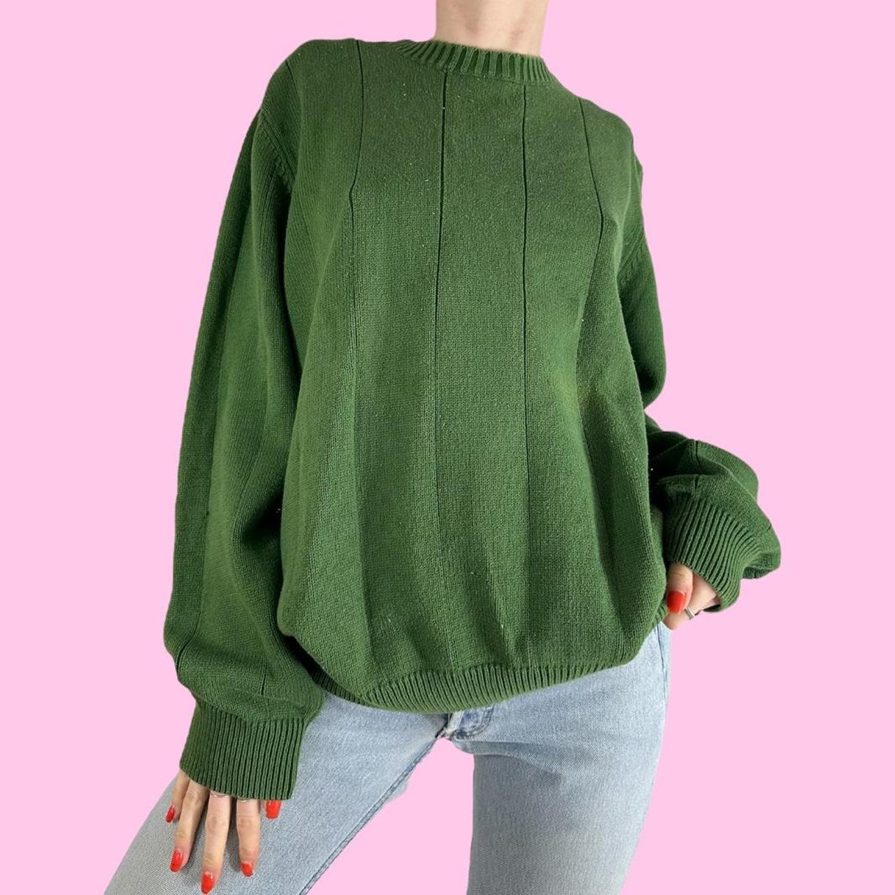 Aesthetic green online sweater