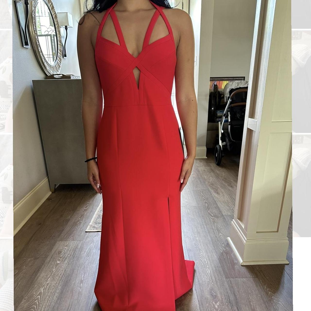 NWT Bcbgmaxazria red Madilynn gown in size 10