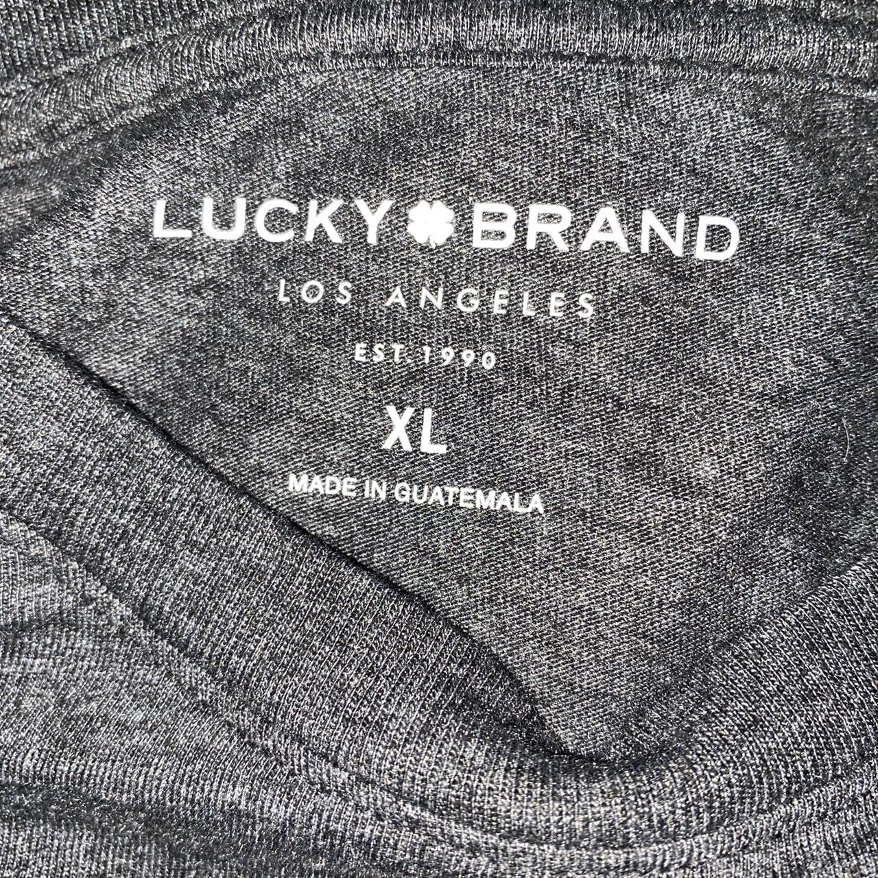 Lucky brand graphic tee 🤍 Good used condition; no - Depop