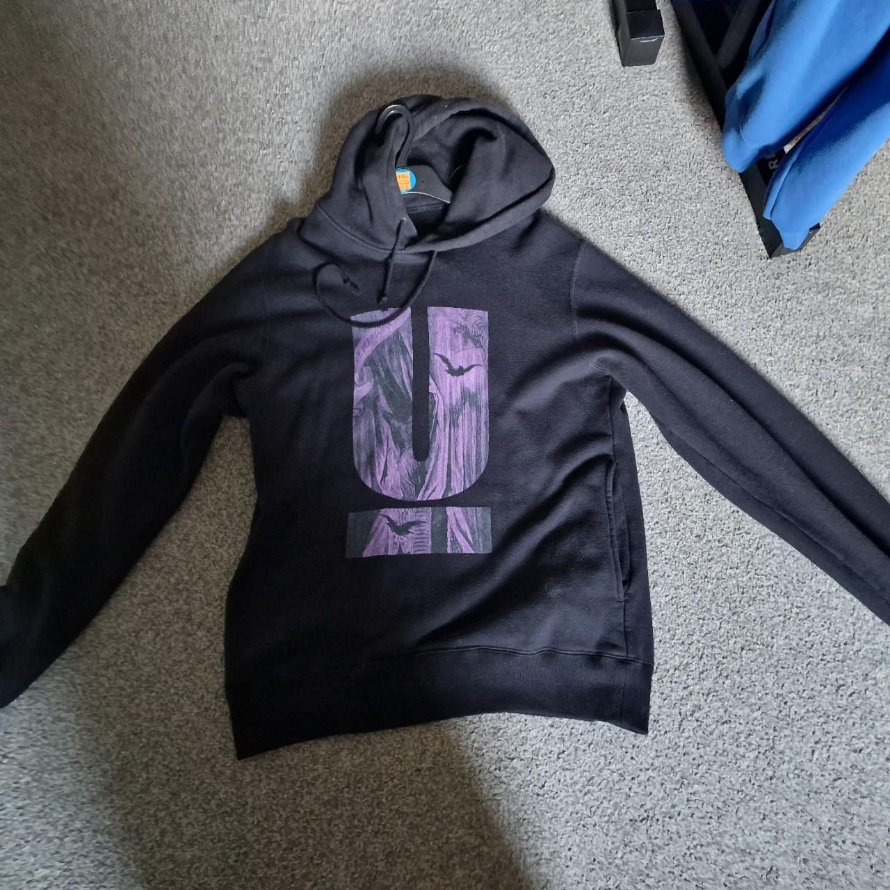 Undercover Raven U logo hoodie in black Great... - Depop