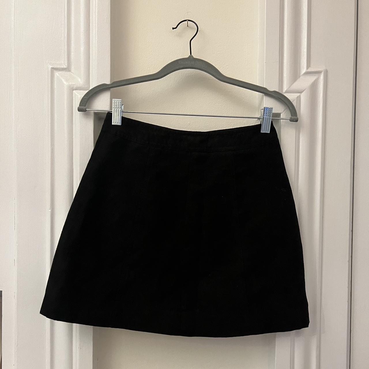 Black button down skirt. This is perfect for school... - Depop