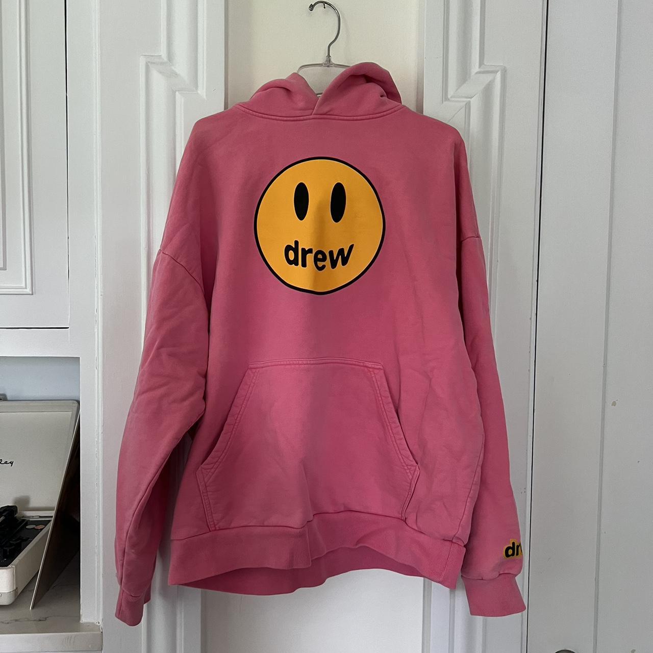 HOT PINK DREW HOUSE HOODIE Some minor bleach Depop