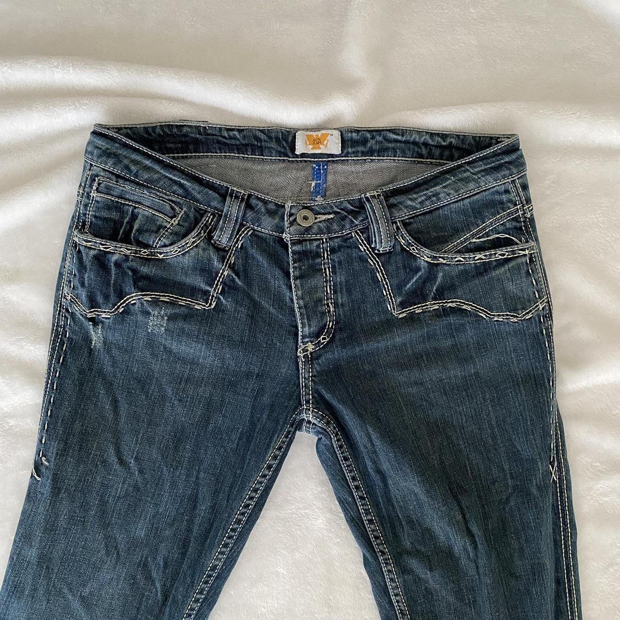 🍓dark wash low rise bootcut cowgirl jeans🍓 Brand :... - Depop
