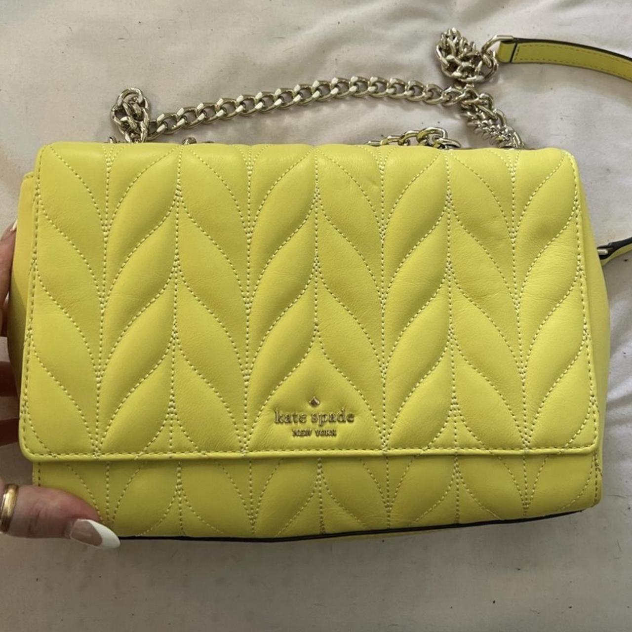 Kate spade Pastel Lemon Yellow Bag used maybe once Depop