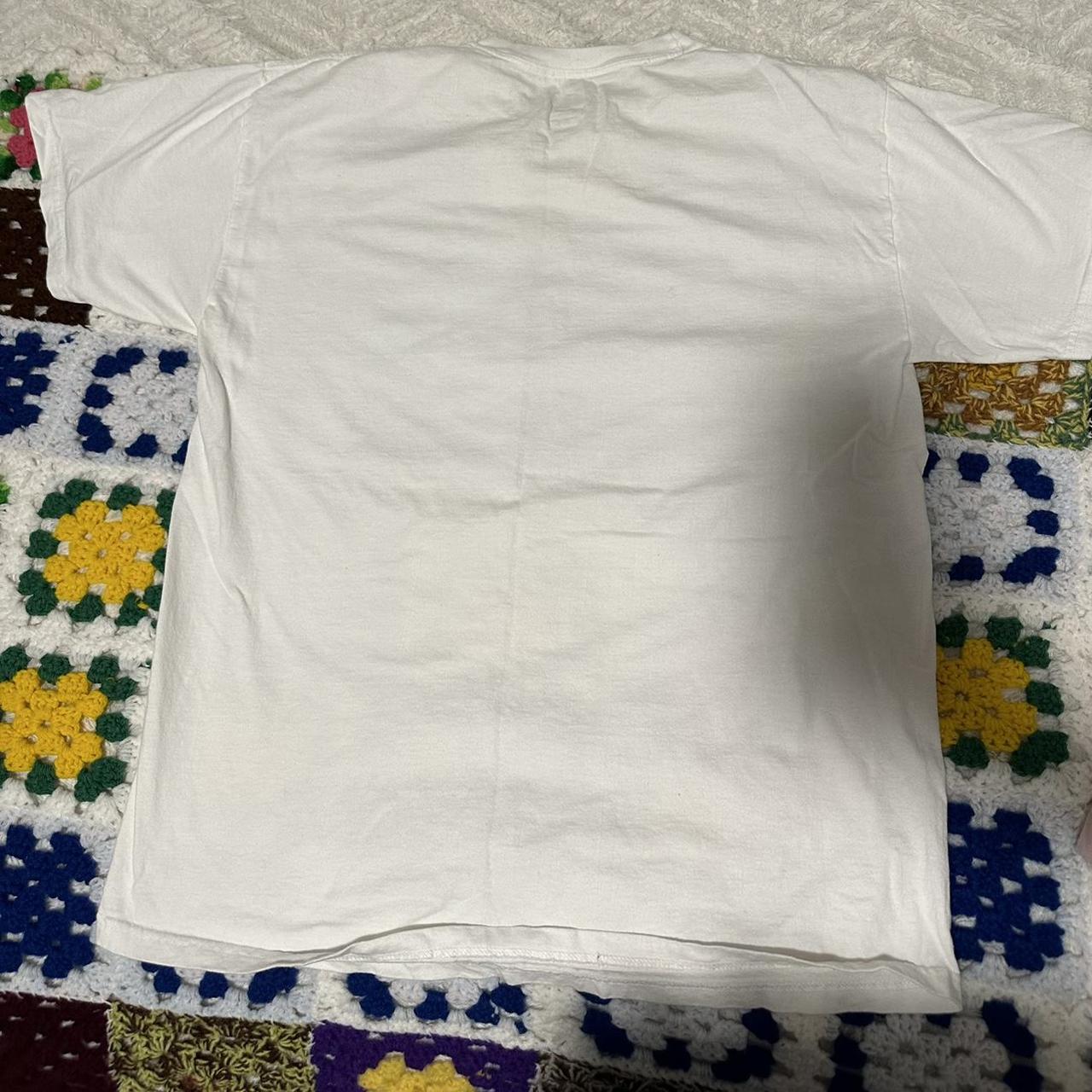 American Apparel Men's Blue and White T-shirt (2)