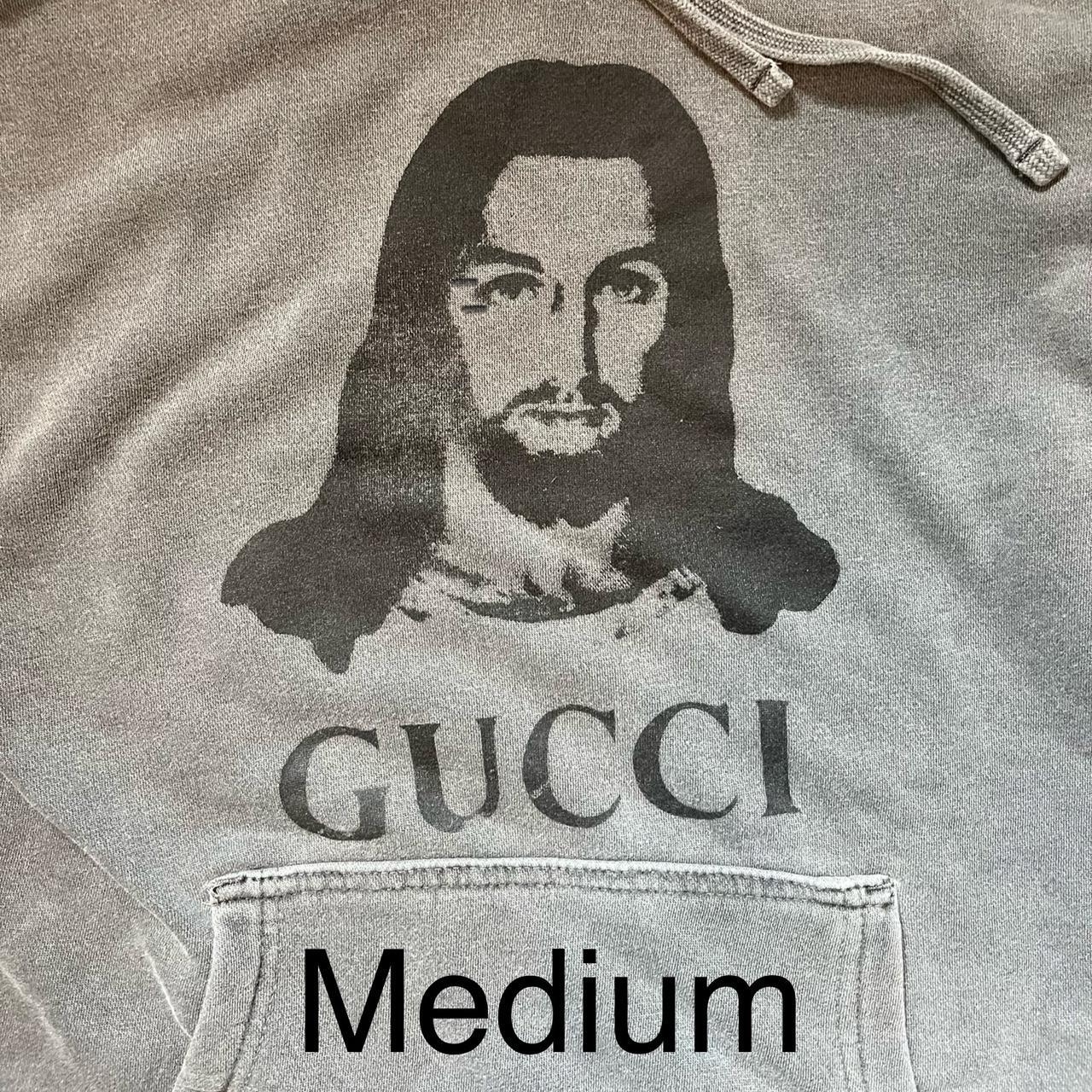 Local Boogeyman Jesus Gucci hoodie. Marked small but Depop