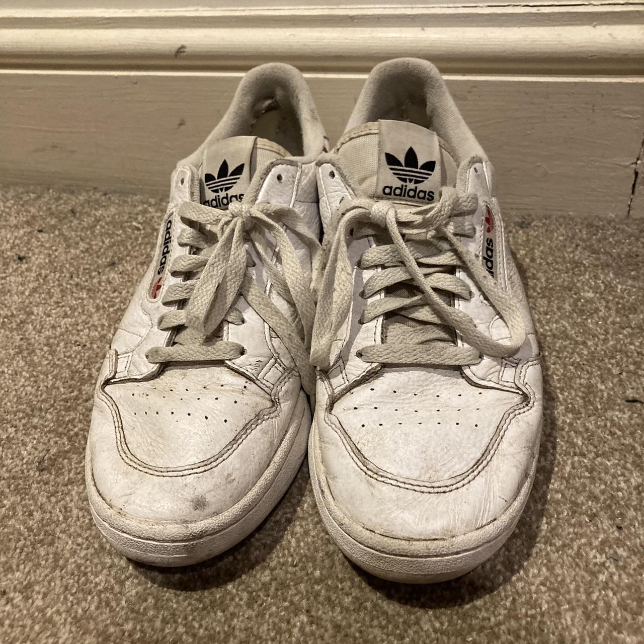 Adidas Continentals, well worn Good runaround... - Depop