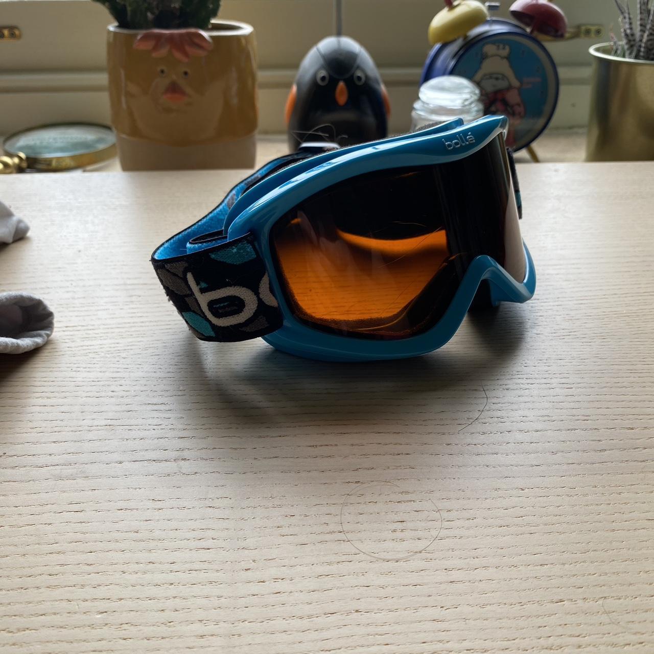Bolle ski goggles Orange lenses which are good for... Depop