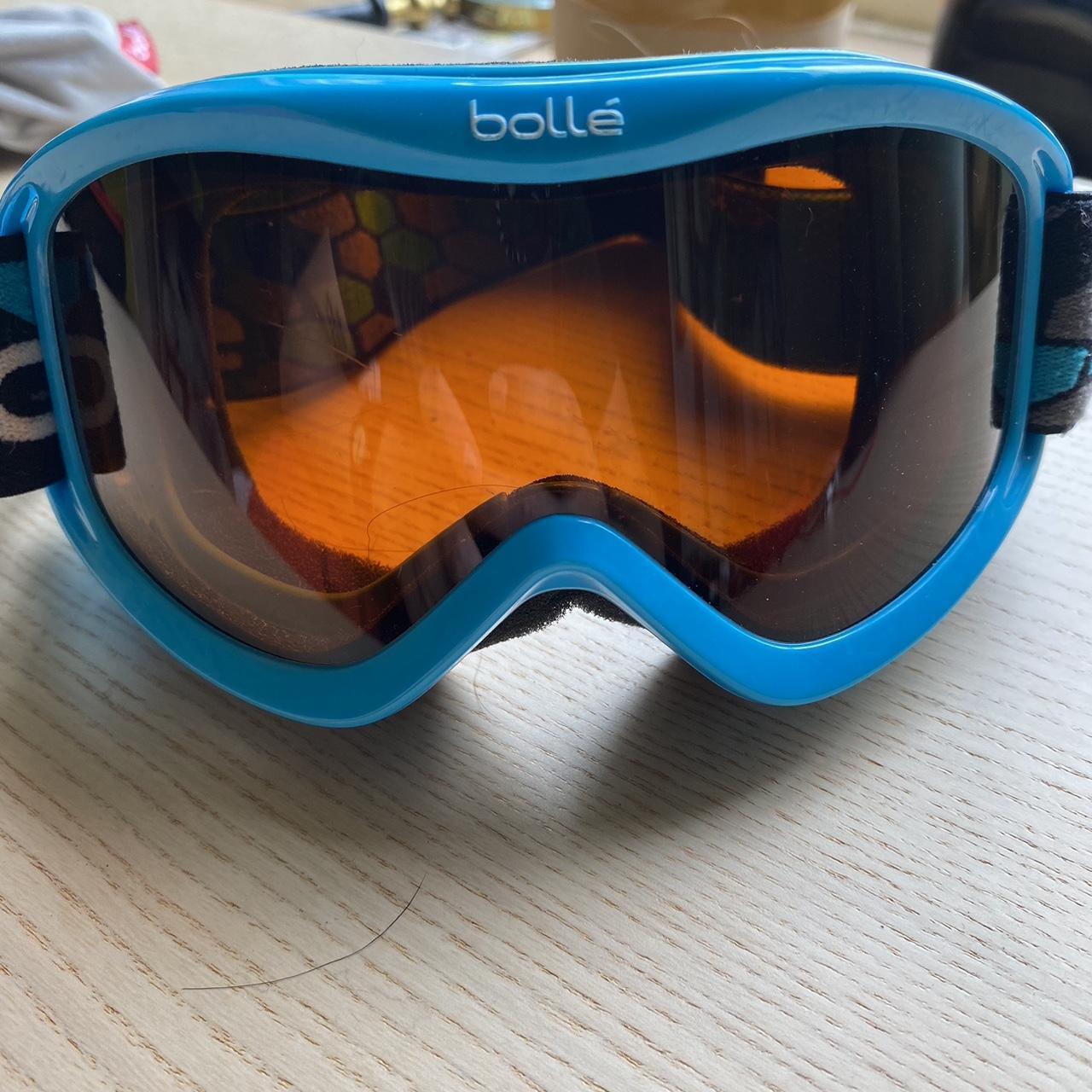 Bolle ski goggles Orange lenses which are good for... Depop