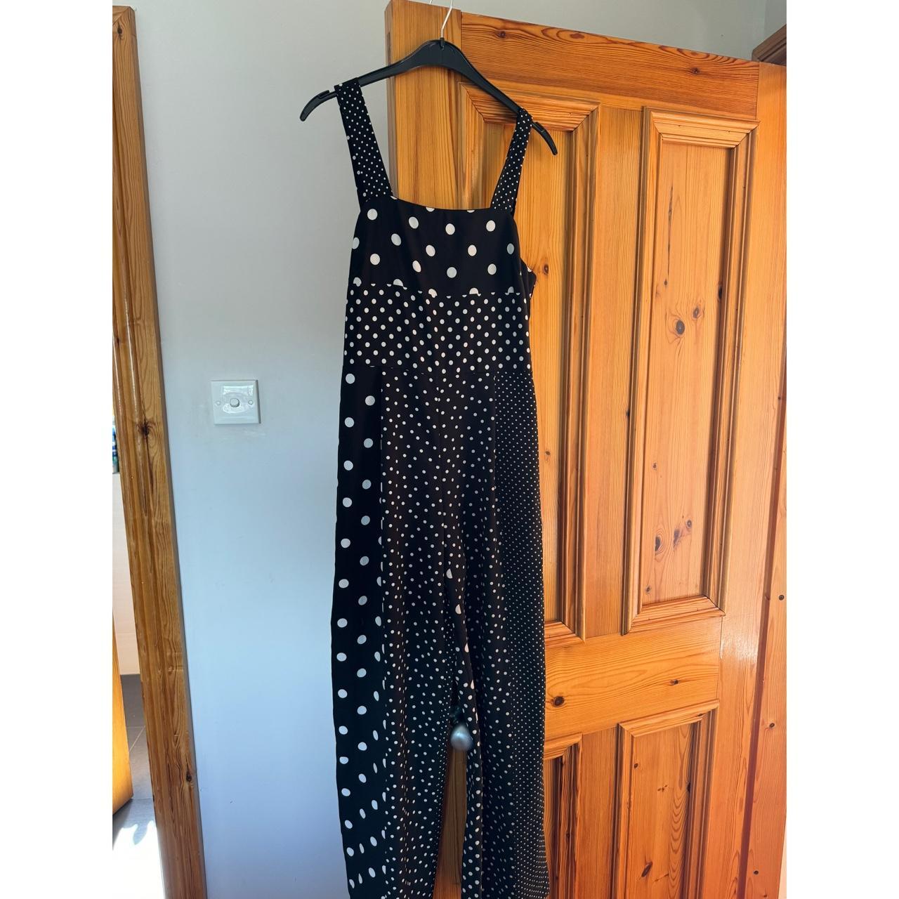 Miss Selfridge black and white polka dot. Depop