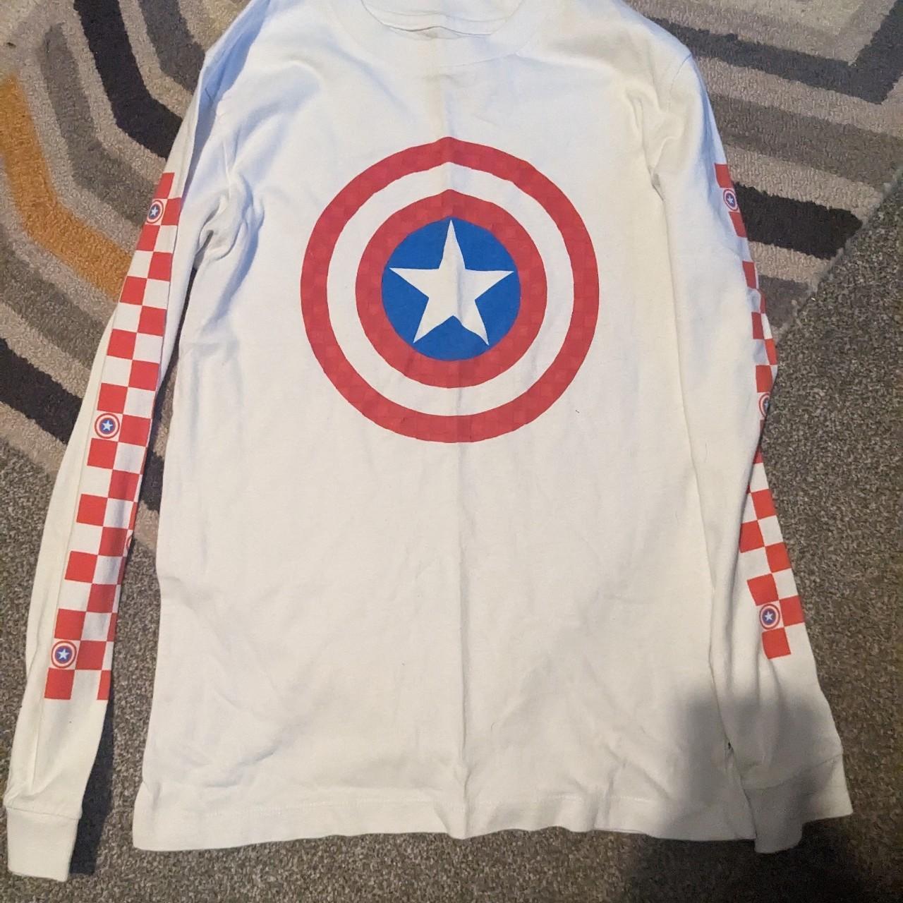 Captain america sales vans shirt