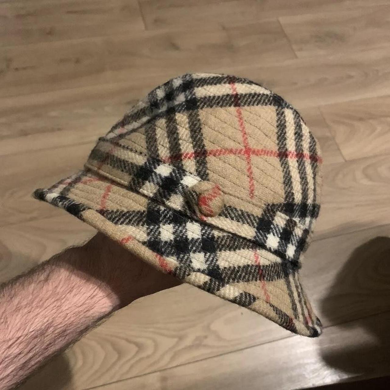 Vintage Burberry trilby style Wool Hat Size medium. Depop