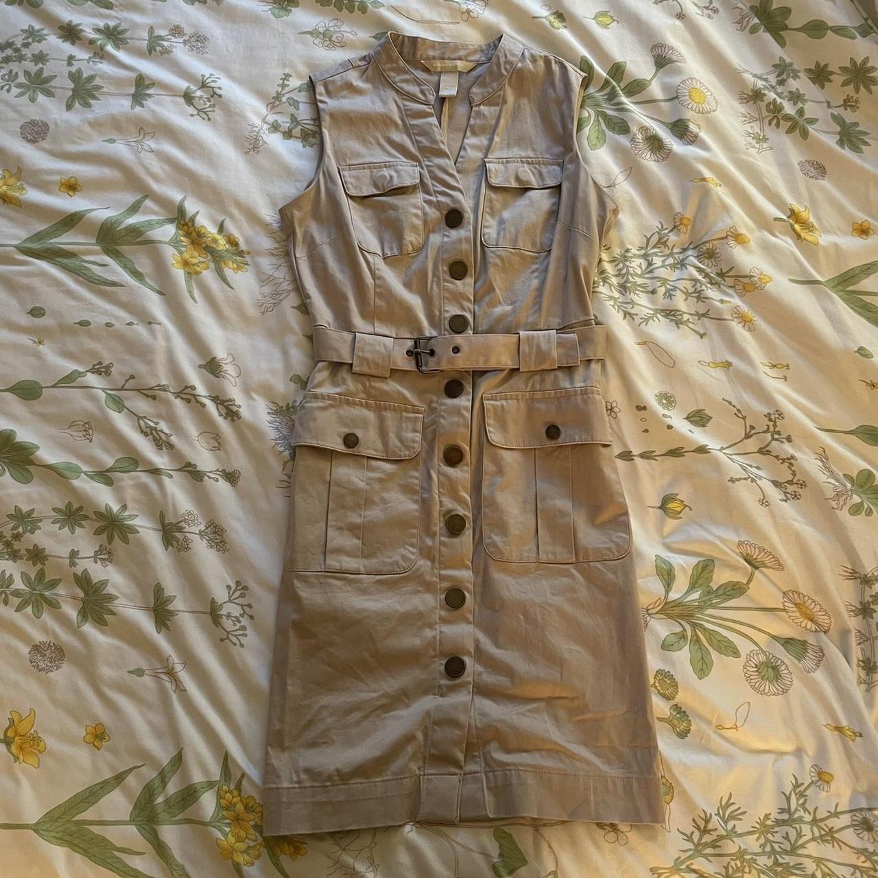 Banana republic khaki store dress