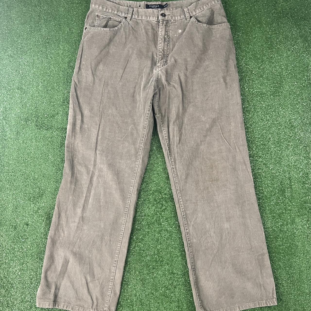 Sonoma Goods for Life Men's Brown Trousers Depop