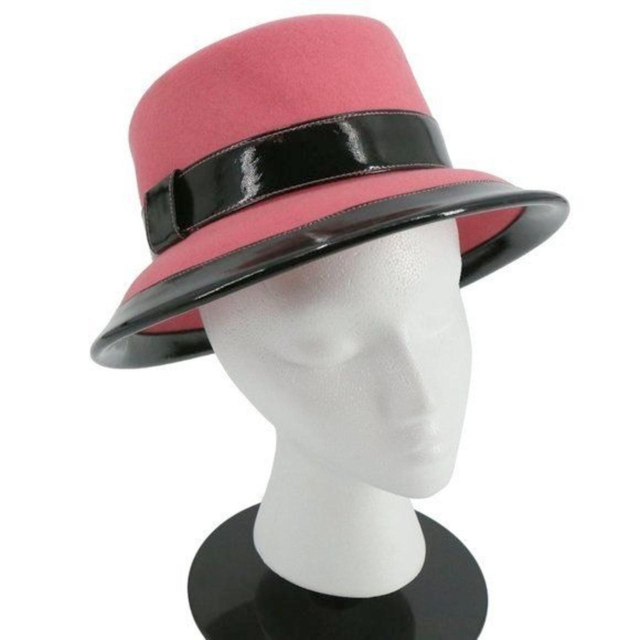 Pink Wool Fedora 