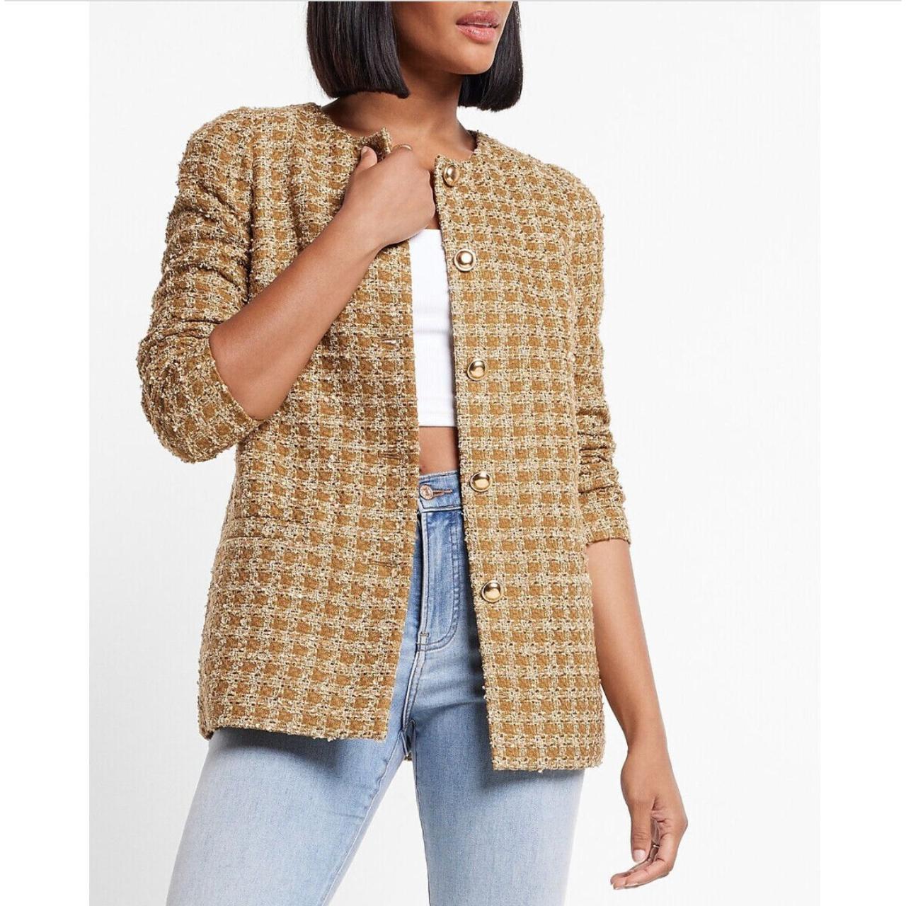 Express hot sale tweed blazer