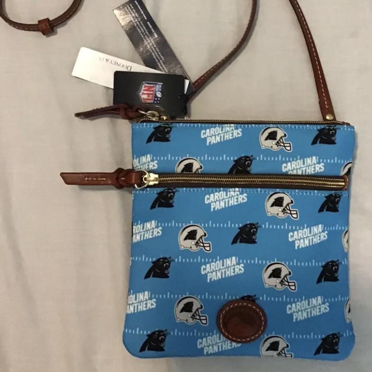 Nwt Dooney and Bourke x Carolina Panthers NFL double Depop