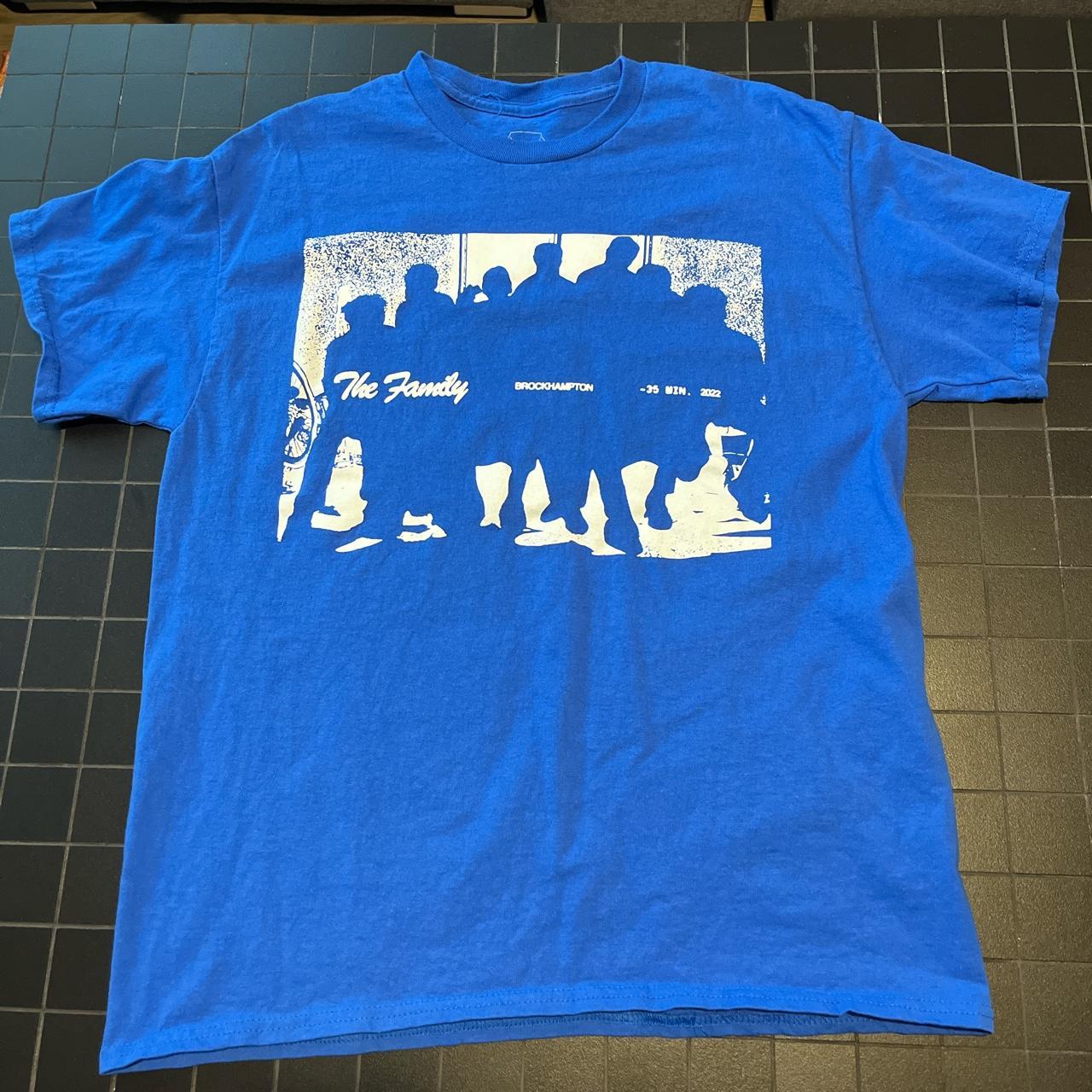 Brockhampton Men's Blue T-shirt | Depop