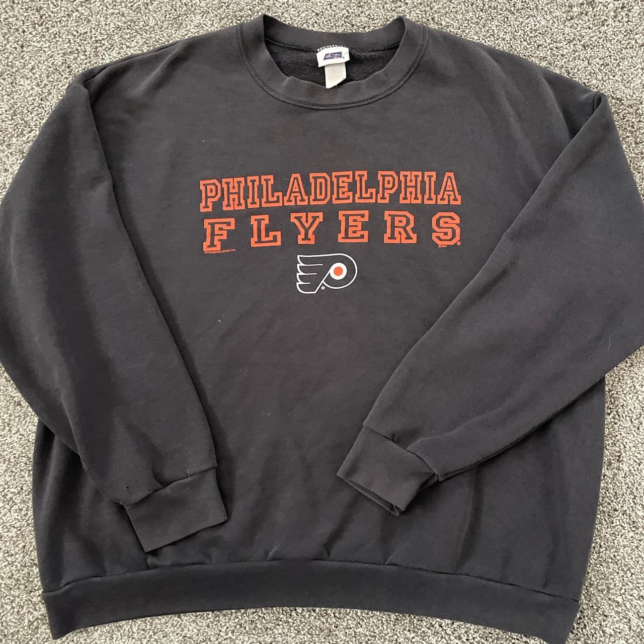 Vintage Philadelphia Flyers crewneck 2XL, overall... - Depop