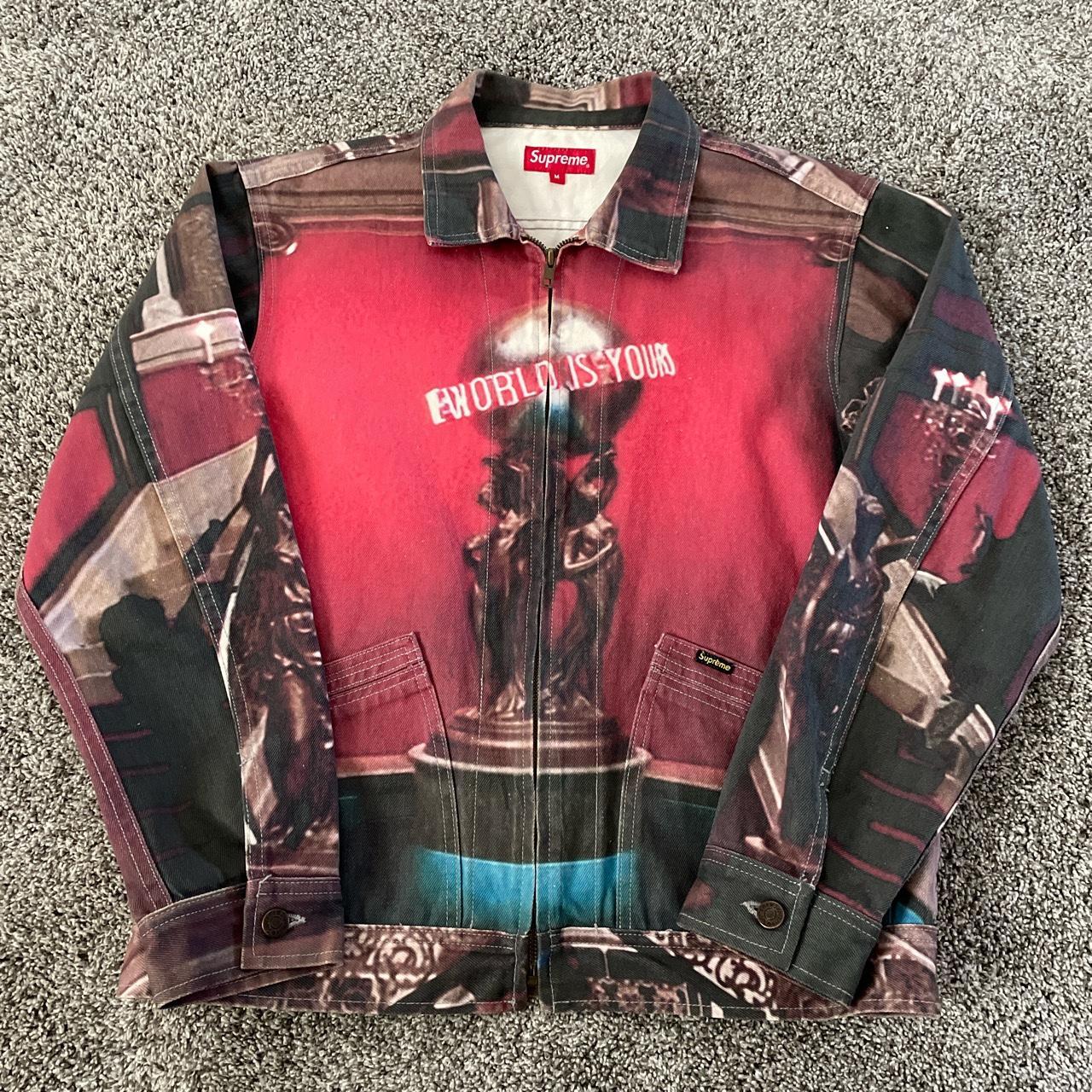 Supreme scarface denim clearance jacket