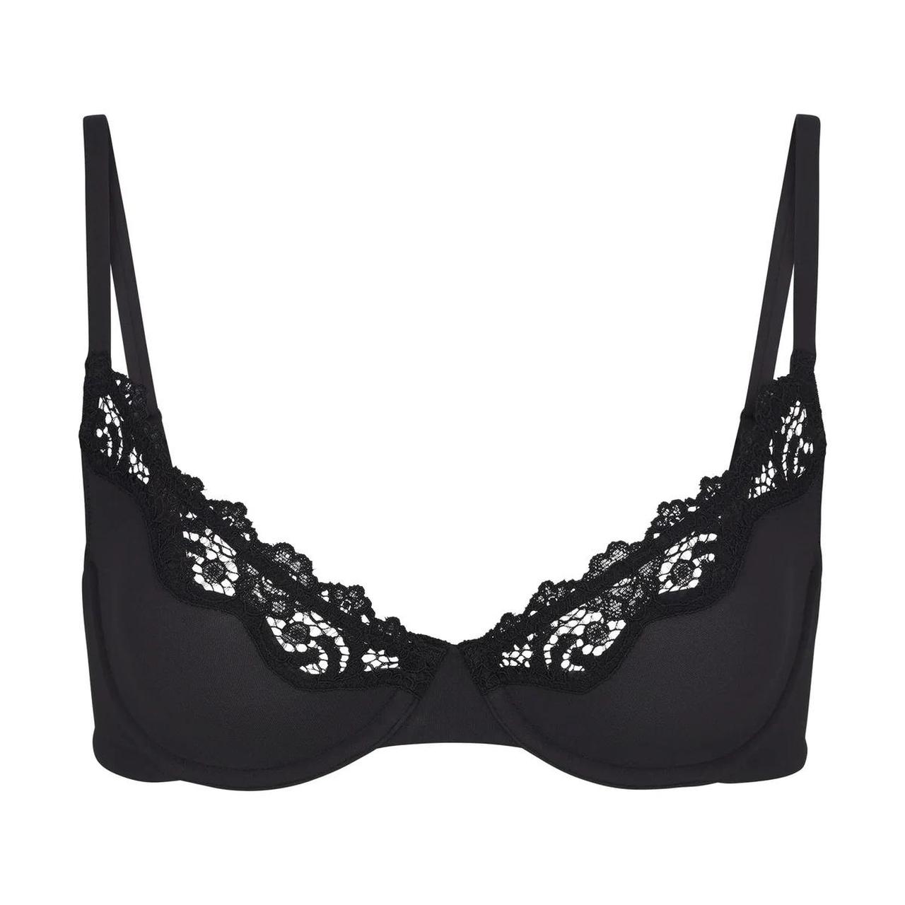FITS EVERYBODY CORDED LACE UNLINED SCOOP BRA