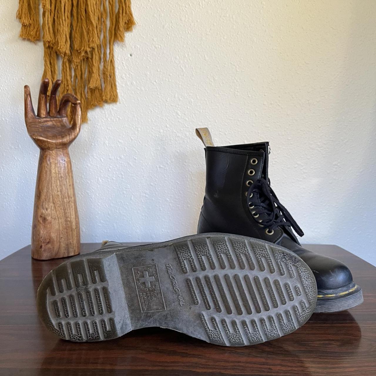 Vegan Leather Dr Marten’s Lace Up Boots 14045 Lace... Depop Etsy Disco Ball Planter Coco Liner 14 Inch