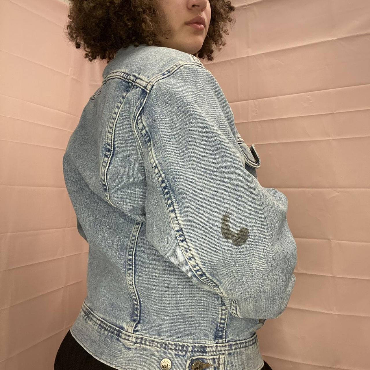 vintage Riveted Lee jean jacket ★ Size tag worn... Depop