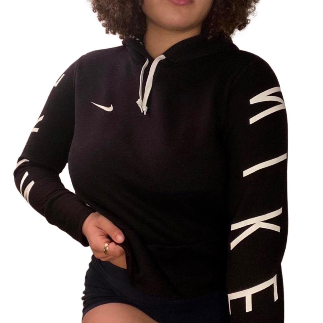 womens black nike essential hoodie