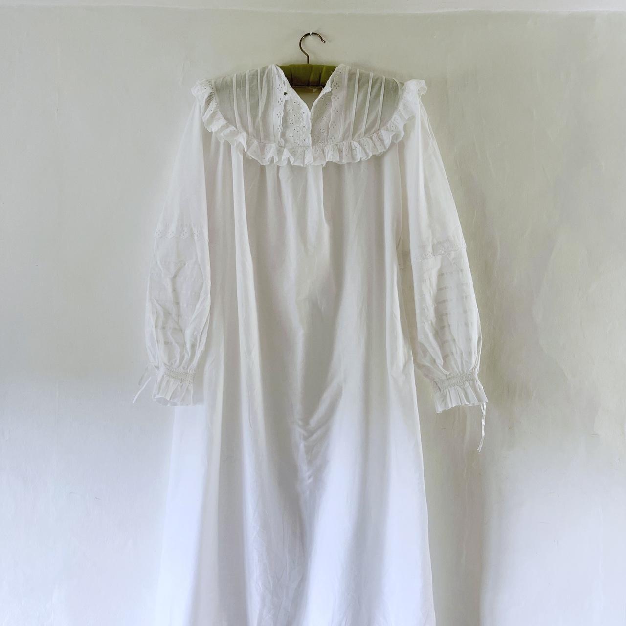 vintage victorian nightie ꩜ stunning vintage night... - Depop